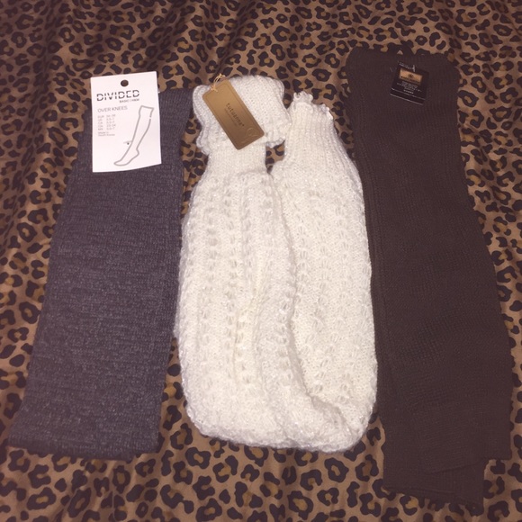 Leg warmers and over the knee socks