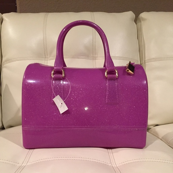 Magenta jelly bag
