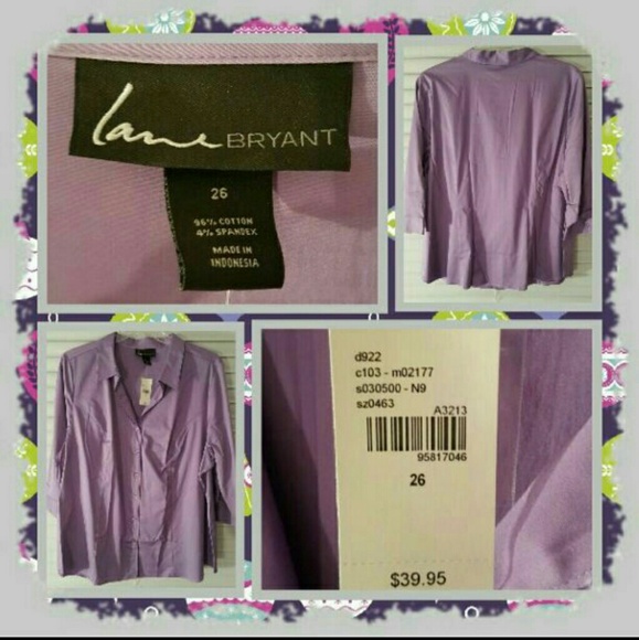Lane Bryant Tops - NWT Woman's Button Down Shirt Size 26W