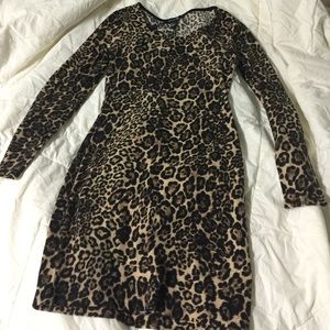 F21 leopard dress