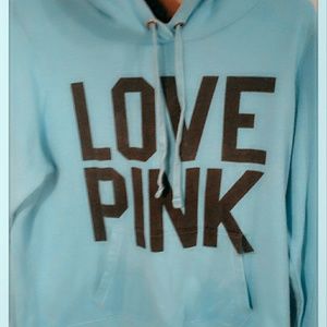 PINK VS blue hoodie
