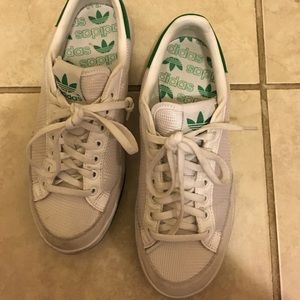 Adidas white sneakers