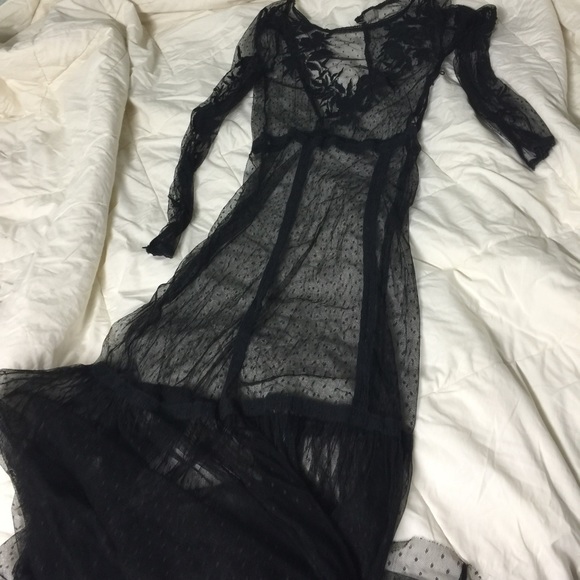 Ecote Lilly lace maxi dress