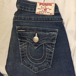 True religion 5 pocket jeans size 24