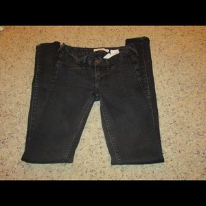 Black Hollister Skinny Jeans