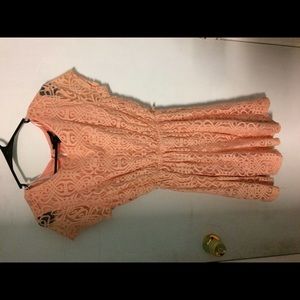 * FOREVER21 * Elaborate designed Peachy Dress