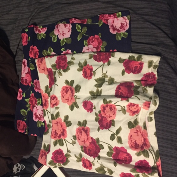Mini Floral Skirts