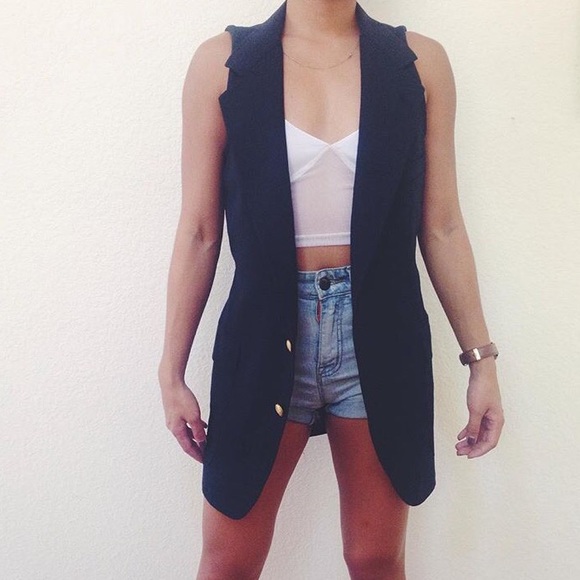 Long line vest