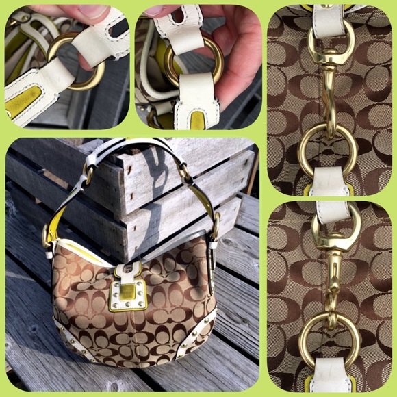 πHPπCoach Studded Shoulder Bag! EUC! - Picture 4 of 6