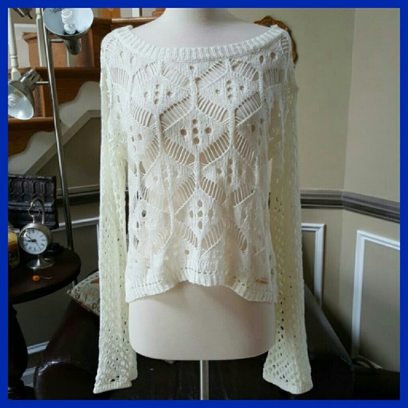 🎉HP🎉  Ivory Summer Sweater - Picture 3 of 4