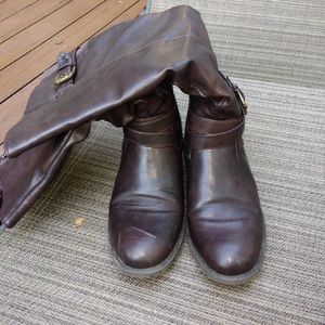 Dark Brown Tall Boots