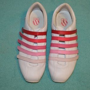 Cute pink ombré K Swiss shoes