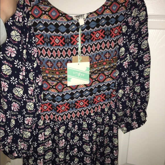 boho patterned dress