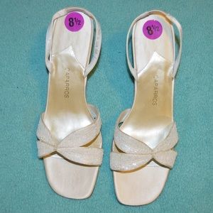 Cute white caparros shoes