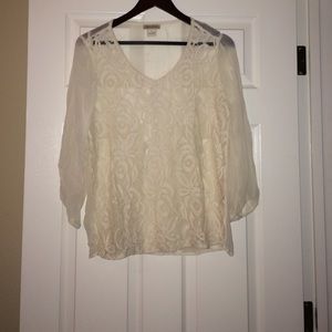 Lucky brand sheer top