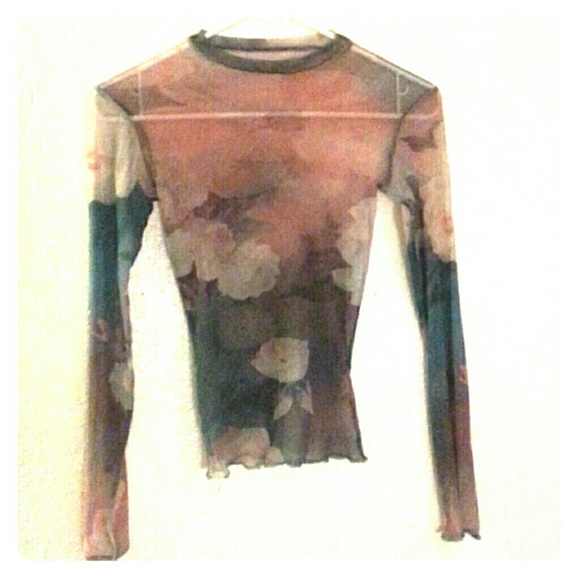 See-through Mesh Shirt