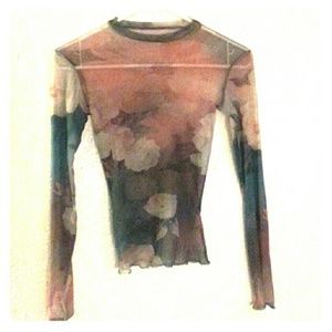 See-through Mesh Shirt