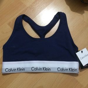 NWT NAVY CALVIN KLEIN BRA