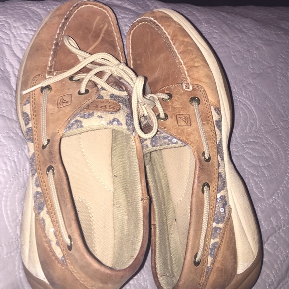 Cheetah print sperrys
