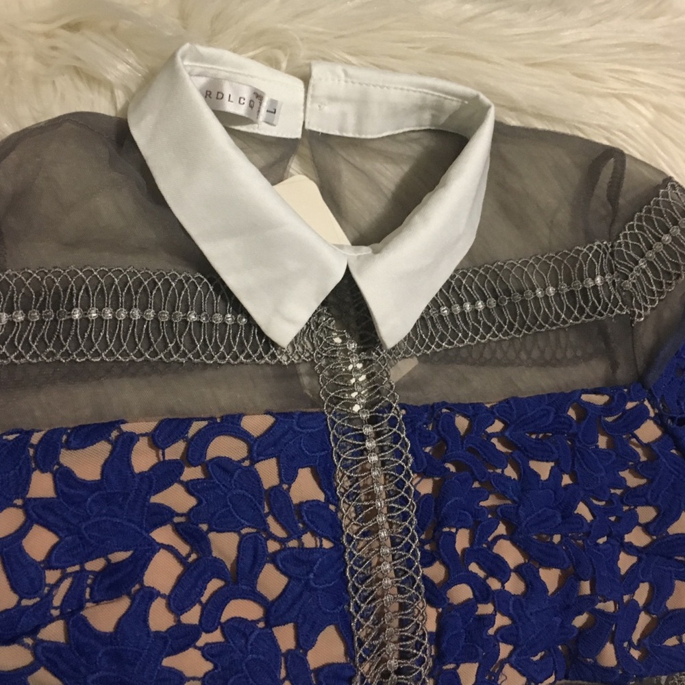 🦄Embroidery cocktail dress