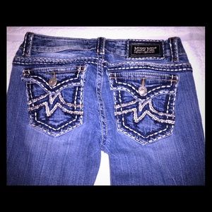 Miss me jeans 29- thick stitching