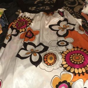 60ish and 70ish floral dress