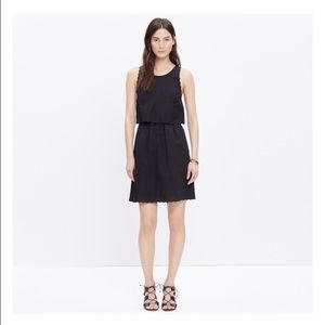 Madewell Eyelet Open-Back Overlay Dress