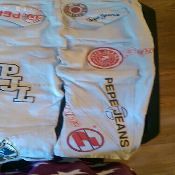 RARE DESIGNER PEPE JEANS CAPRIS - Picture 2 of 3