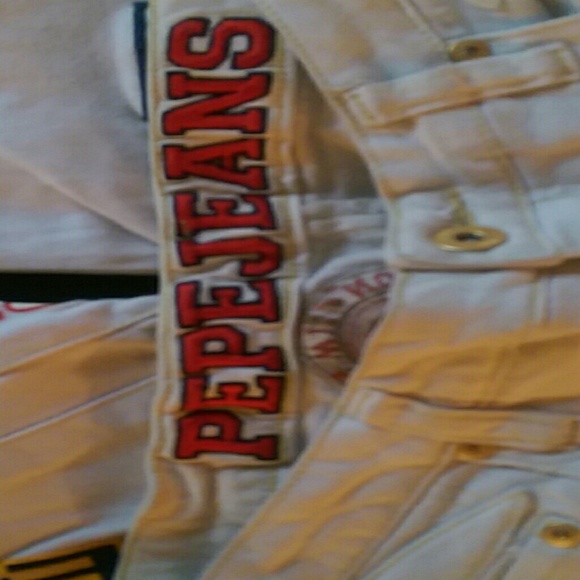 RARE DESIGNER PEPE JEANS CAPRIS - Picture 3 of 3