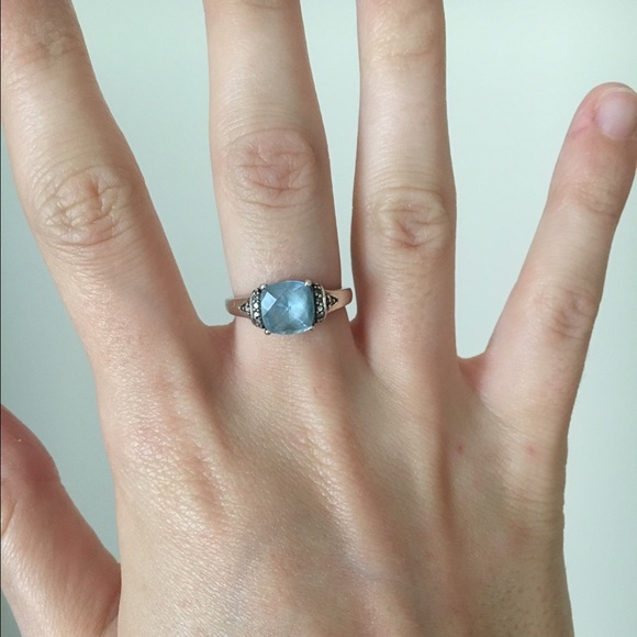 Kay Jewelers Jewelry - Sterling Silver Ring with December Birthstone