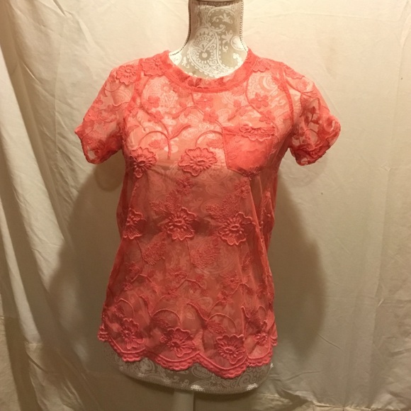 Floral lace top
