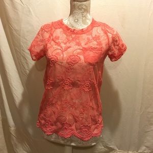 Floral lace top