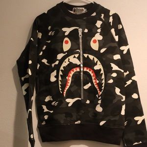 Bape shark sweatshirt