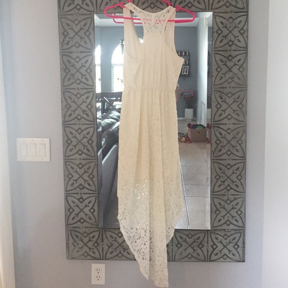 Xhilaration all over cream lace high/lo Dress - Picture 2 of 4