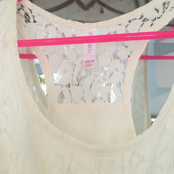 Xhilaration all over cream lace high/lo Dress - Picture 3 of 4