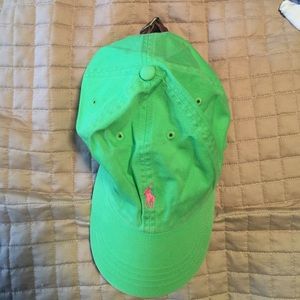 Green polo hat