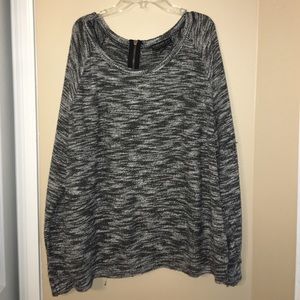Back Zip Sweater