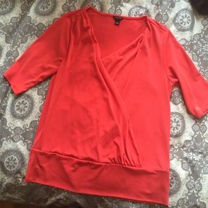 Bright Cross-front Blouse