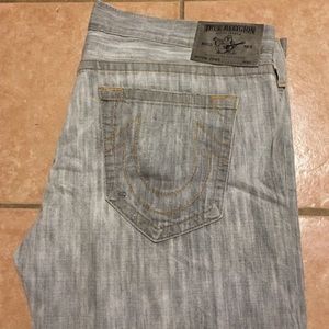 True Religion Jeans - Size 44 Waist - Grey Wash
