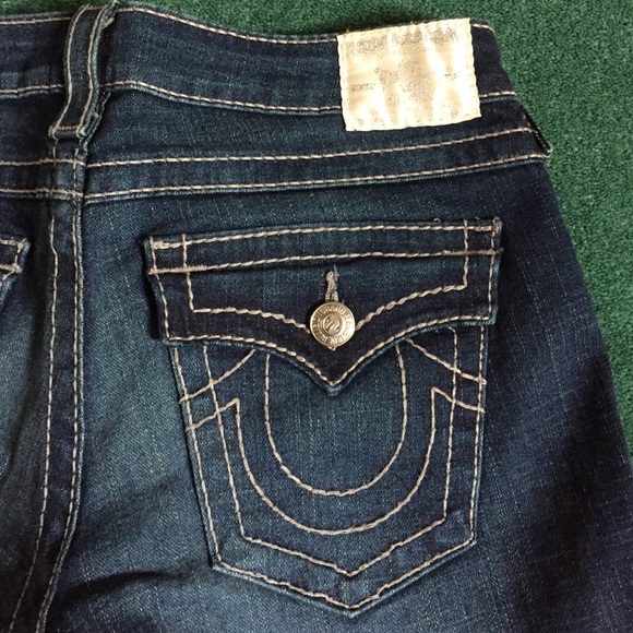 True Religion Fold Over Pocket Jeans - Picture 3 of 4