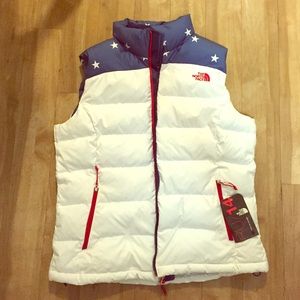 The North Face American Flag Inspired Vest