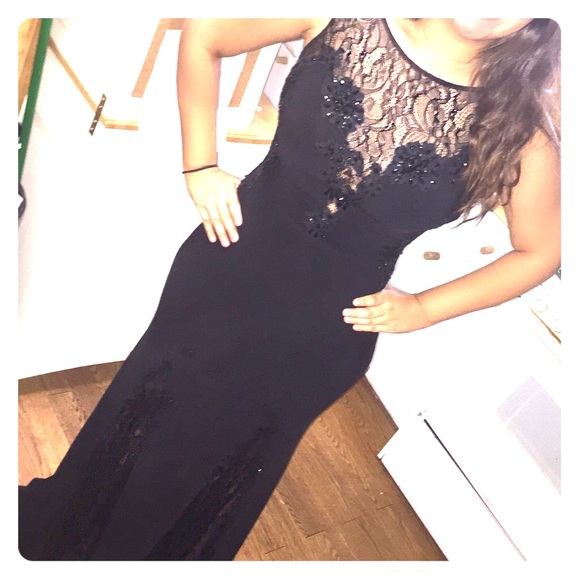 Black prom dress