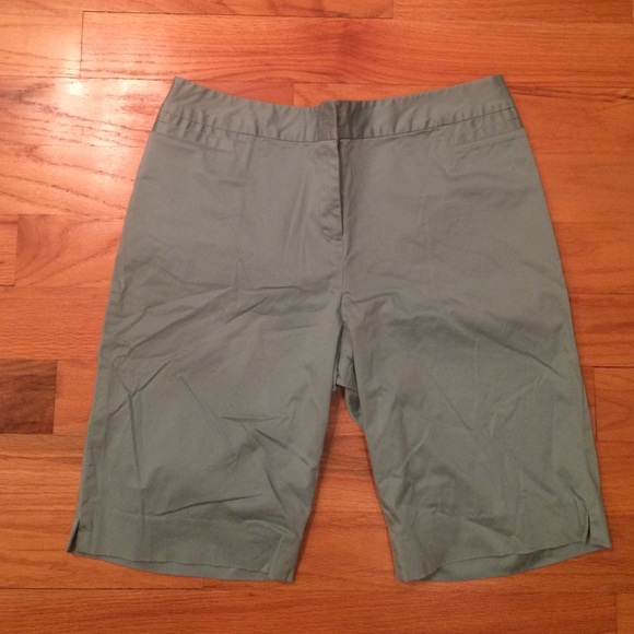 Teal Bermuda Shorts - Picture 1 of 3