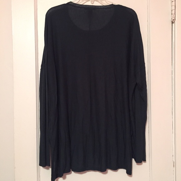 SOLD-H&M Dark Green Knit Sweater - Picture 3 of 4