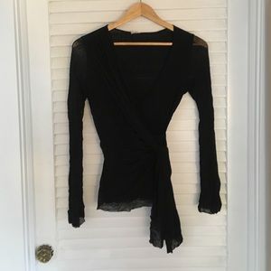 Delicate black wrap too