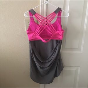 Wild Tank.  Pink and Gray.