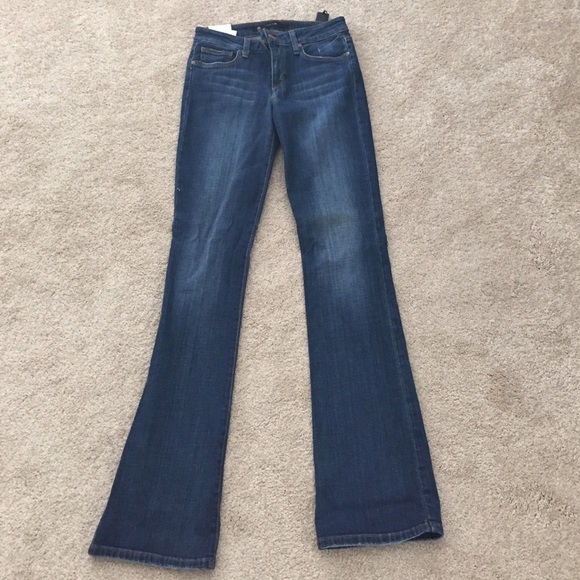 Mid rise boot cut joes jeans
