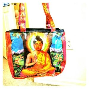Buddha tote bag