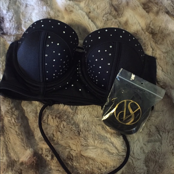 Victoria secret corset style swim top