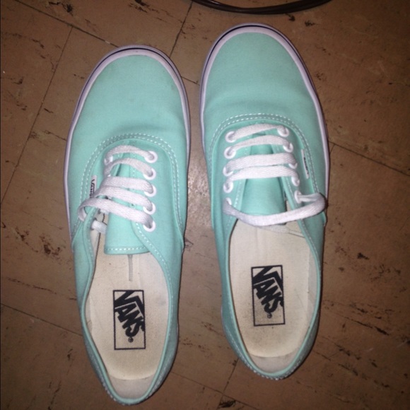 teal vans
